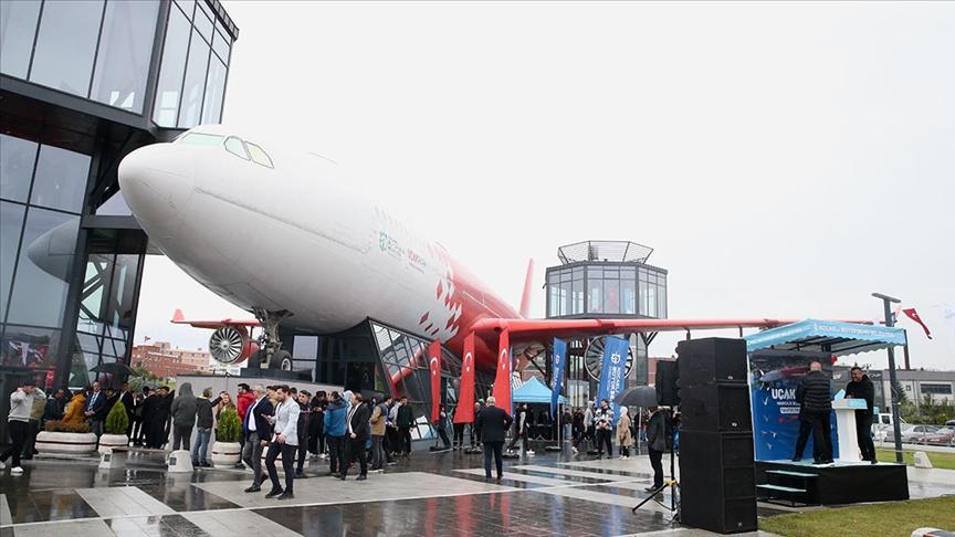 Kocaeli’nin Çayırova ilçesinde atıl durumda bulunan bir Airbus A340 tipi