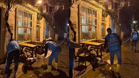 Ülkü Ocakları’ndan Foça’da Sel Seferberliği ve Destek Açıklaması Ülkü Ocakları