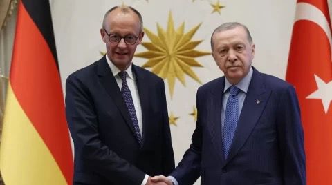 Görüşme ve Karşılama Recep Tayyip Erdoğan ve Olaf Scholz ‘dan