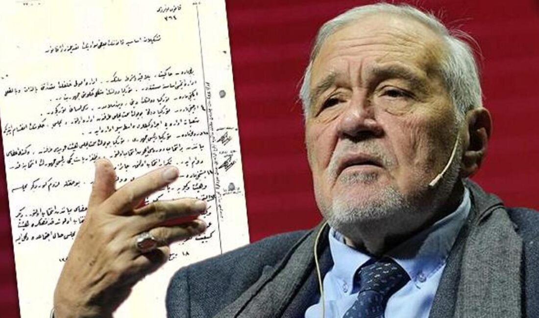 İLBER ORTAYLI, CUMHURİYET'İN İLANININ ORİJİNAL OSMANLICA METNİNİ PAYLAŞTI