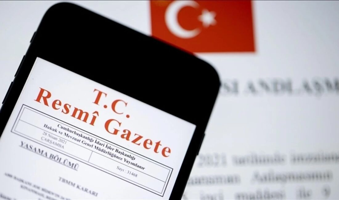 Resmi Gazete'de 30 Ekim 2025 tarihli kararlar, yönetmelikler ve tebliğler