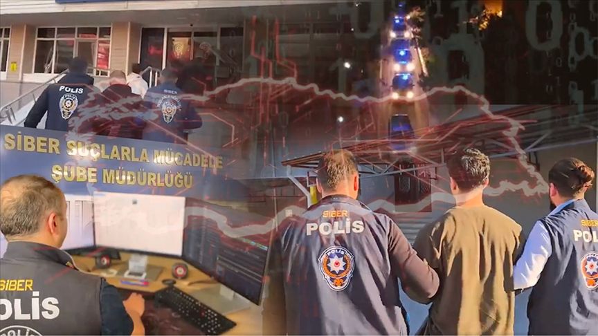 İçişleri Bakanlığı koordinasyonunda 59 ilde yürütülen siber operasyonlarda 539 şüpheli