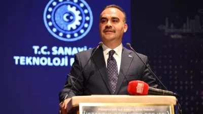 Sanayi ve Teknoloji Bakanı Mehmet Fatih Kacır, Türkiye Büyük Millet