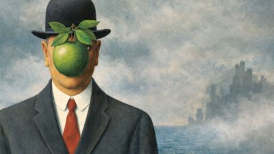 René Magritte’in Adamın Oğlu (Le Fils de l’Homme, 1964) adlı