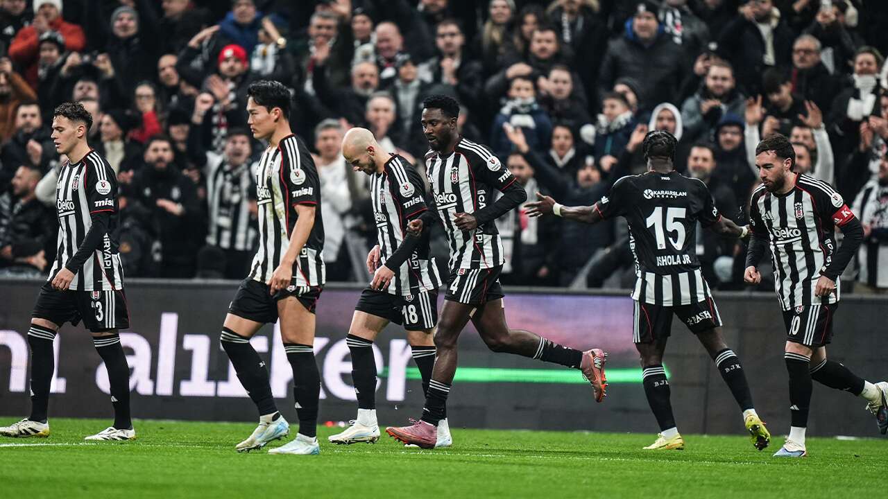 Beşiktaş, Trendyol Süper Lig’in 23. haftasında Göztepe’ye karşı evinde etkileyici