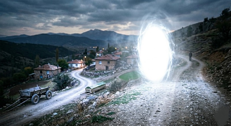 Âhir ömrümüzde, kader ki işte, Gurbette gezdirir, yol bizi bizi!
