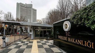 Türkiye Cumhuriyeti Dışişleri Bakanlığı, İsrail Ulusal Güvenlik Bakanı Itamar Ben-Gvir’in