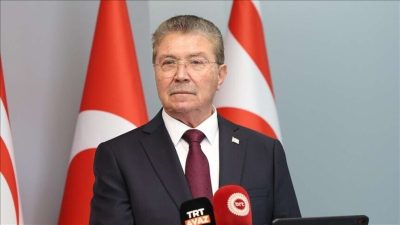 Kuzey Kıbrıs Türk Cumhuriyeti (KKTC) Başbakanı Ünal Üstel, MHP Lideri