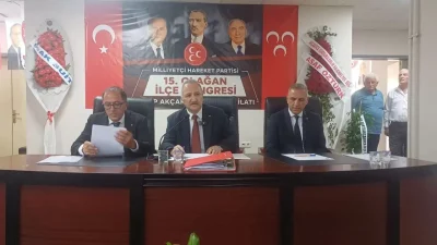 MHP Genel Başkan Yardımcısı Ahmet Selim Yurdakul, Düzce’nin Akçakoca ilçesinde