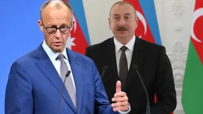 Almanya Başbakanı Friedrich Merz ile Berlin’de bir araya gelen Azerbaycan
