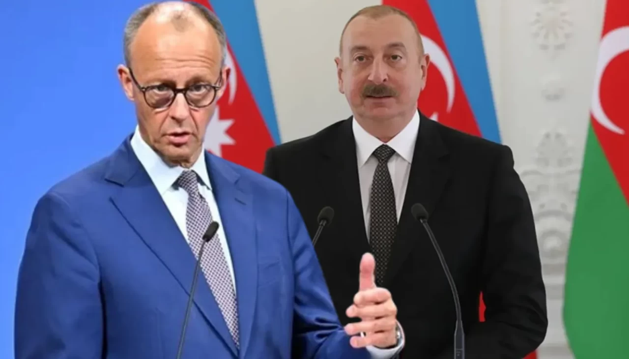 Almanya Başbakanı Friedrich Merz ile Berlin’de bir araya gelen Azerbaycan