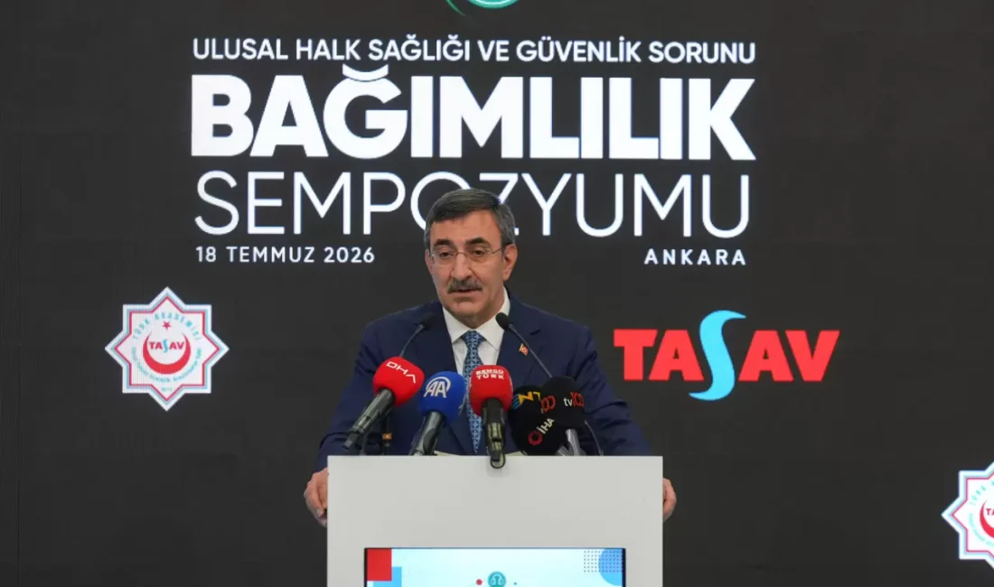 Cumhurbaşkanı Yardımcısı Cevdet Yılmaz, bağımlılıkla mücadelenin yalnızca bireysel bir sağlık