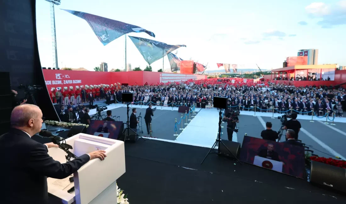 Cumhurbaşkanı Recep Tayyip Erdoğan, 15 Temmuz darbe girişiminin 10. yıl