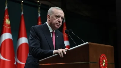 Cumhurbaşkanı Recep Tayyip Erdoğan, Cumhurbaşkanlığı Külliyesi'nde gerçekleştirilen Kabine Toplantısı’nın ardından