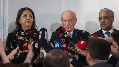 Milliyetçi Hareket Partisi (MHP) Genel Başkanı Devlet Bahçeli, DEM Parti