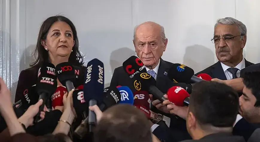 Milliyetçi Hareket Partisi (MHP) Genel Başkanı Devlet Bahçeli, DEM Parti