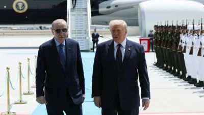 Cumhurbaşkanı Recep Tayyip Erdoğan ve ABD Başkanı Donald Trump, Ankara'daki