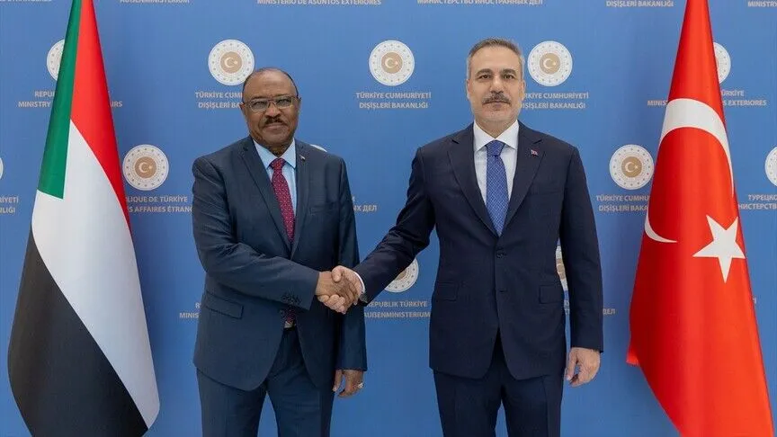 Dışişleri Bakanı Hakan Fidan, Sudan Dışişleri ve Uluslararası İşbirliği Bakanı