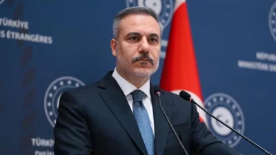 Türkiye Cumhuriyeti Dışişleri Bakanı Hakan Fidan, resmi temaslarda bulunmak üzere