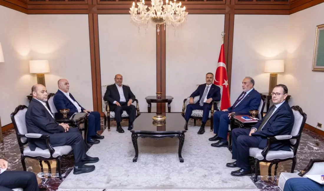 Dışişleri Bakanı Hakan Fidan, Ankara'da Hamas Siyasi Büro Şefi Halil