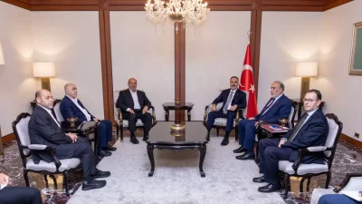 Dışişleri Bakanı Hakan Fidan, Ankara'da Hamas Siyasi Büro Şefi Halil