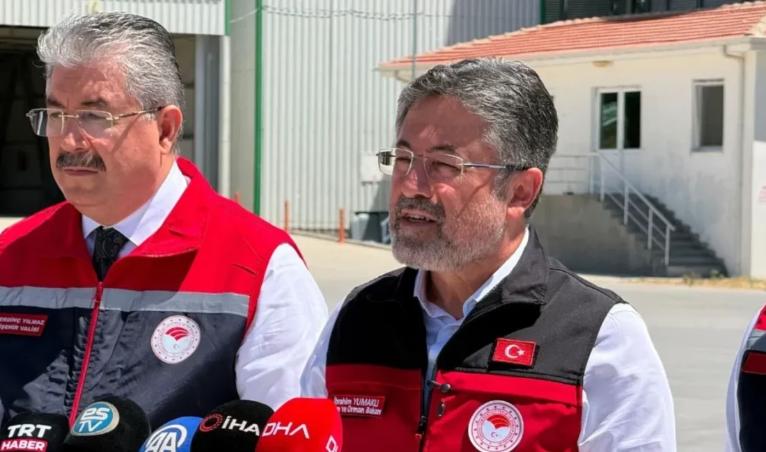 Tarım ve Orman Bakanı İbrahim Yumaklı, Eskişehir’in Sivrihisar ilçesinde gerçekleştirdiği