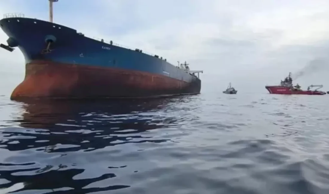 Rusya'nın Taman Limanı'ndan aldığı kömür yükünü Trabzon'a taşımakta olan "Mv