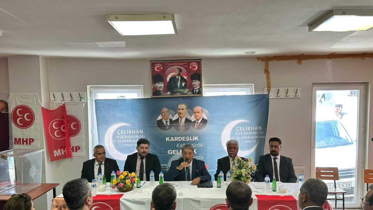 Milliyetçi Hareket Partisi (MHP) Adıyaman'ın Çelikhan ilçesinde olağan ilçe kongresini