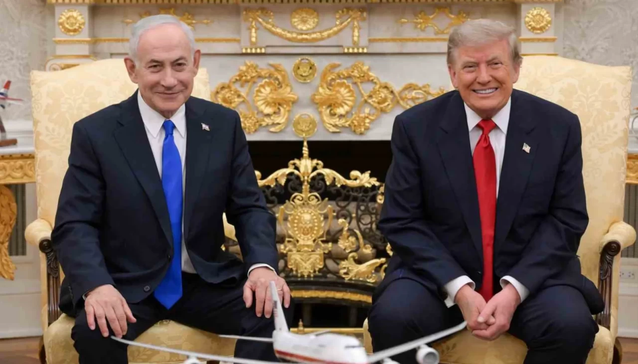 ABD Başkanı Donald Trump ile İsrail Başbakanı Binyamin Netanyahu, ABD