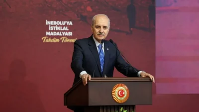 TBMM Başkanı Numan Kurtulmuş, İnebolu'ya İstiklal Madalyası Takdim Töreni'nde yaptığı