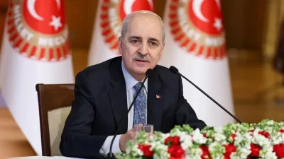 Türkiye Büyük Millet Meclisi (TBMM) Başkanı Numan Kurtulmuş, Kıbrıs Barış