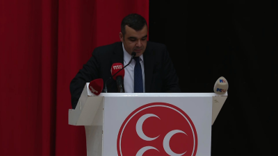 MHP Kırşehir İl Kongresi’nde konuşan MHP MYK Üyesi Oğuzhan Çakır,
