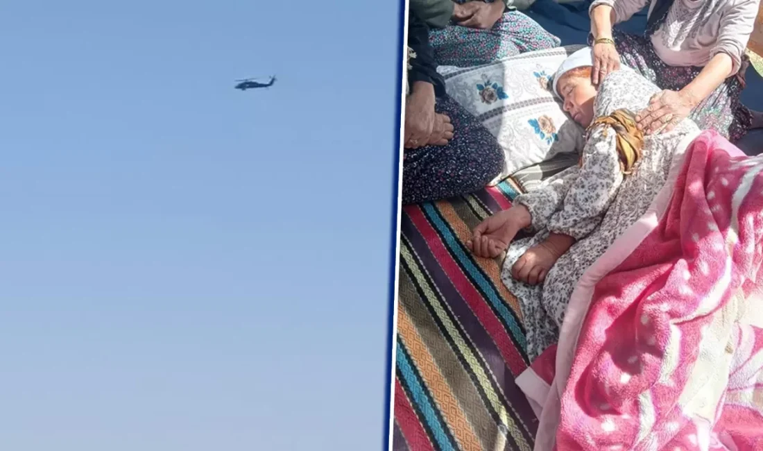 Şırnak'ın Beytüşşebap ilçesine bağlı Belgon Yaylası'nda rahatsızlanan 67 yaşındaki kadın,