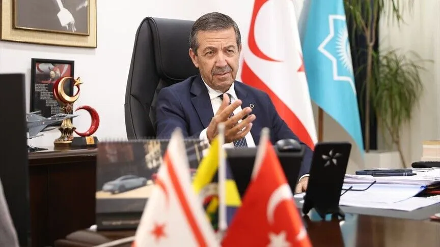 Kuzey Kıbrıs Türk Cumhuriyeti (KKTC) Dışişleri Bakanı Tahsin Ertuğruloğlu, Kıbrıs