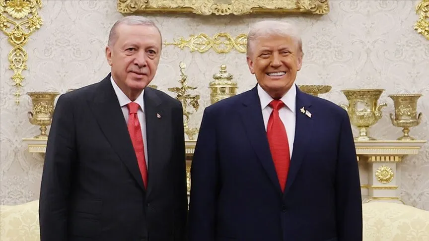 Cumhurbaşkanı Recep Tayyip Erdoğan, Ankara'da ağırladığı ABD Başkanı Donald Trump