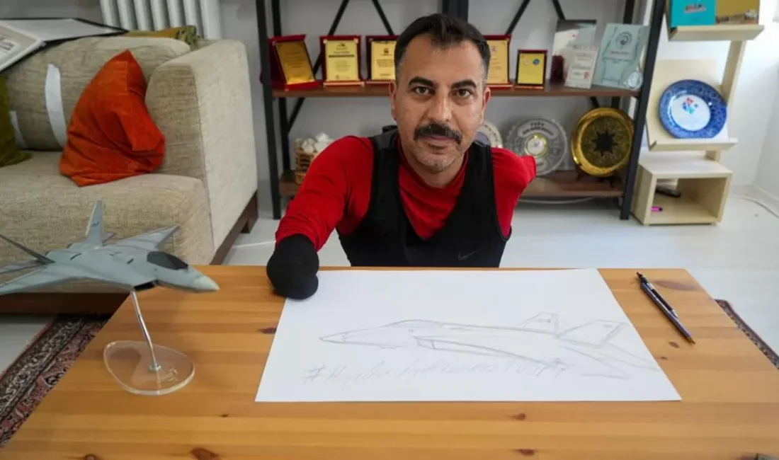 Henüz 6 yaşındayken geçirdiği talihsiz kaza sonucu iki kolunu kaybeden