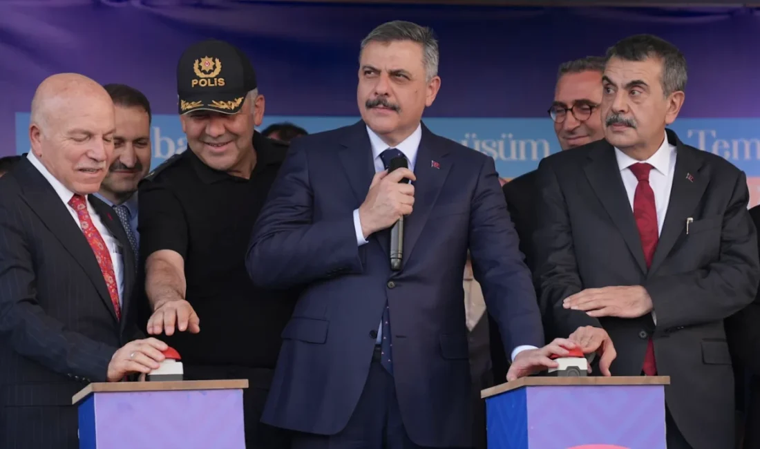 Milli Eğitim Bakanı Yusuf Tekin ve İçişleri Bakanı Mustafa Çiftçi,