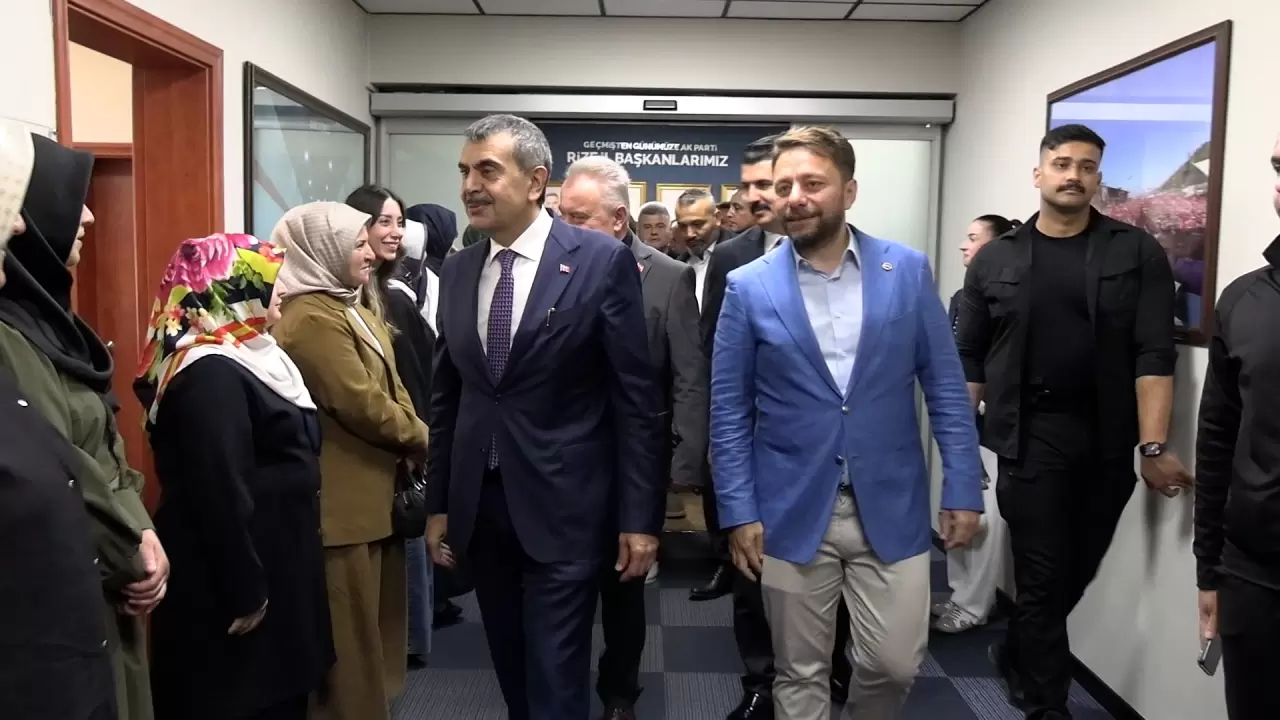 Milli Eğitim Bakanı Yusuf Tekin, memleketi Rize'de gerçekleştirdiği konuşmada eğitim