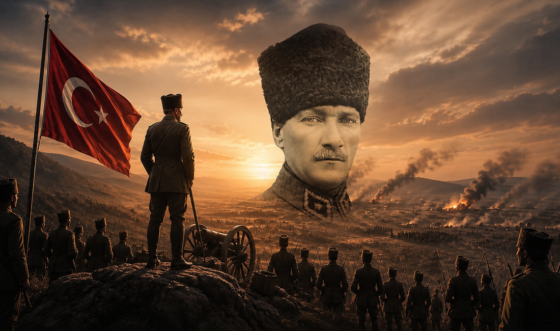 Tarih; bazen bir bayrakta, bazen bir marşta, bazen yaşlı bir