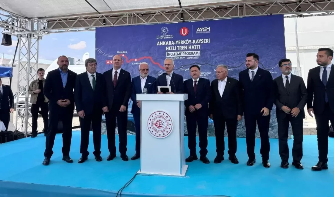 Ulaştırma ve Altyapı Bakanı Abdulkadir Uraloğlu, Yerköy-Kayseri Yüksek Hızlı Tren