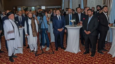 Afganistan'ın Ankara Büyükelçiliğinde, ABD işgalinin sona ermesi ve yönetimin devralınmasının