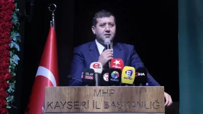 MHP Melikgazi İlçe Başkanlığı'nın 15. Olağan Kongresi'nde tek listeyle seçime