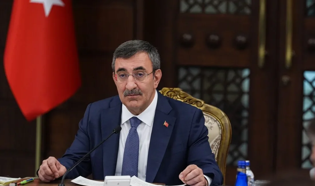 Cumhurbaşkanı Yardımcısı Cevdet Yılmaz, Cumhurbaşkanlığı Külliyesi’nde düzenlenen "Yasa Dışı Sanal