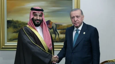 Cumhurbaşkanı Recep Tayyip Erdoğan, Suudi Arabistan Veliaht Prensi Muhammed bin