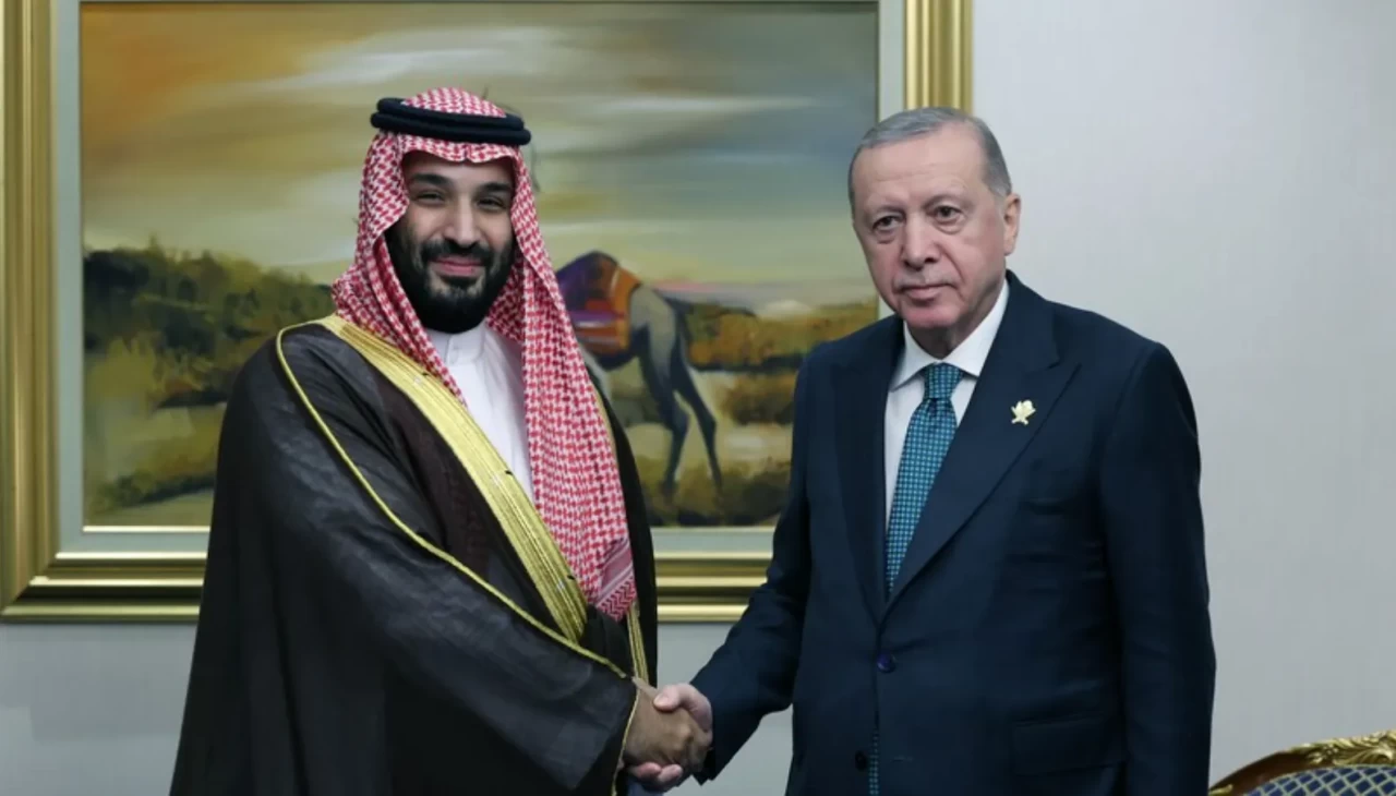 Cumhurbaşkanı Recep Tayyip Erdoğan, Suudi Arabistan Veliaht Prensi Muhammed bin