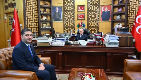 Milliyetçi Hareket Partisi (MHP) Genel Başkanı Devlet Bahçeli, "Terörsüz Türkiye"