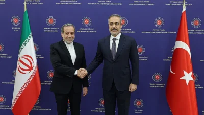 Dışişleri Bakanı Hakan Fidan, İran Dışişleri Bakanı Abbas Erakçi ile