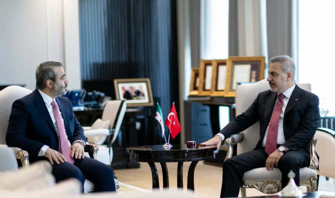 Dışişleri Bakanı Hakan Fidan, Suriye Dışişleri Bakanı Şeybani ile bir