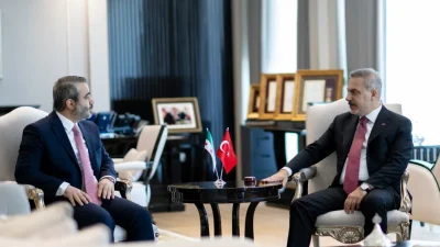 Dışişleri Bakanı Hakan Fidan, Suriye Dışişleri Bakanı Şeybani ile bir