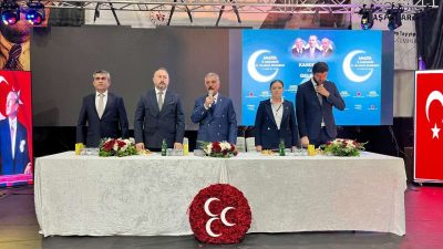 Milliyetçi Hareket Partisi (MHP) Genel Sekreteri İsmet Büyükataman, Amasya İl